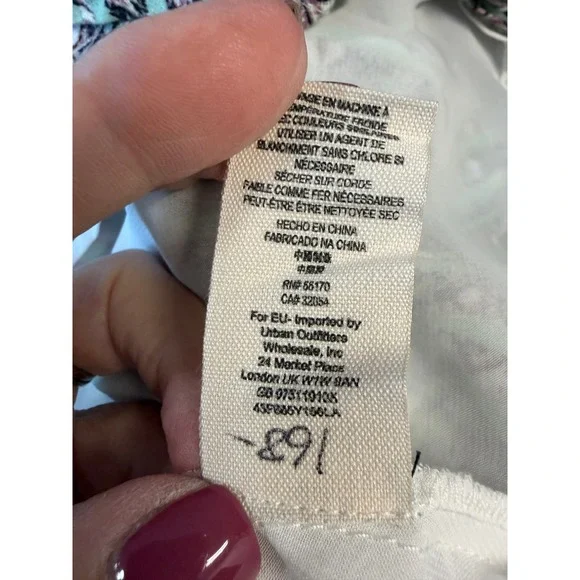 Free People Boho Floral Striped Maxi Dress Sage Green Pink Cutout Back Pockets - Picture 10 of 11